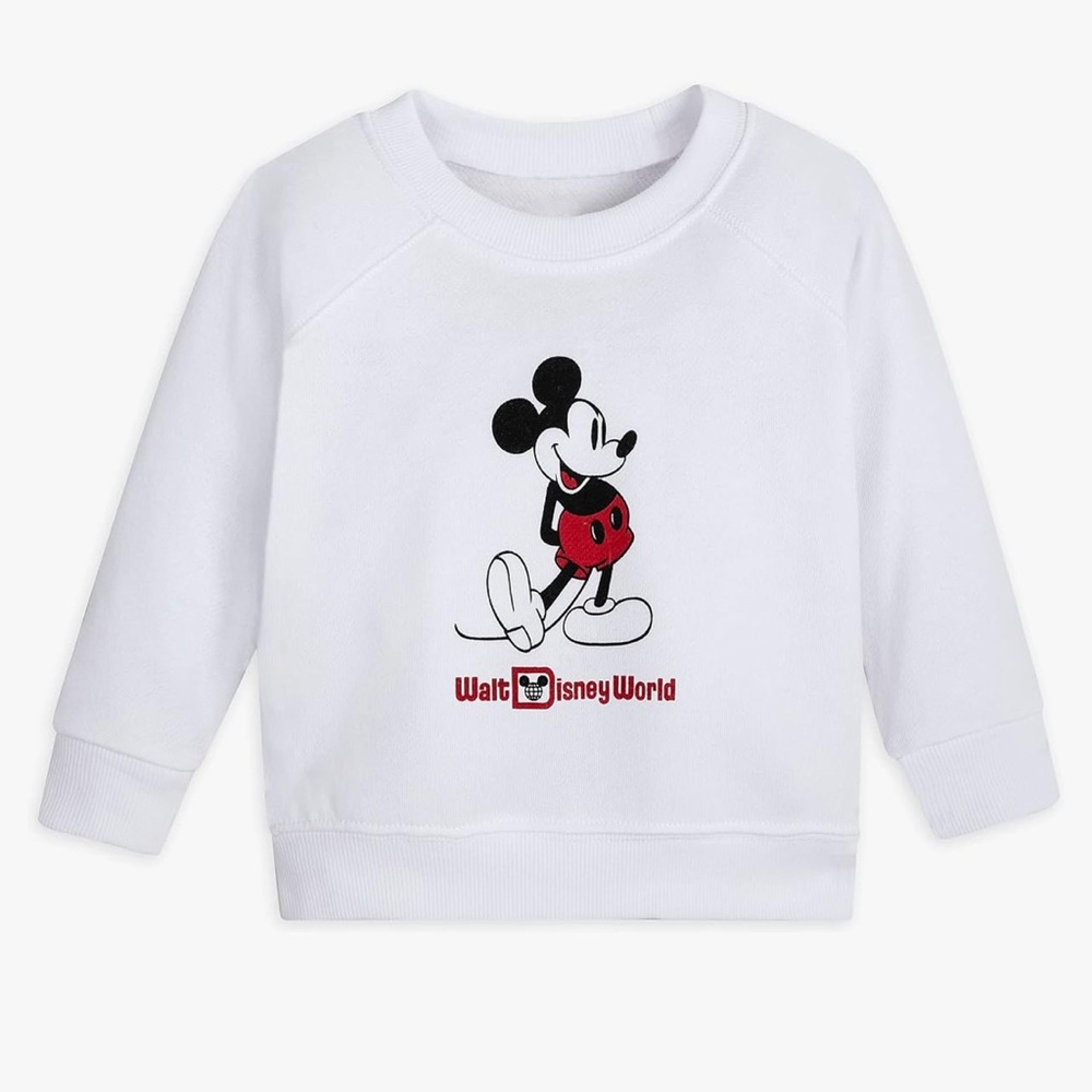 Disney World White Sweatshirt with Mickey Mouse Design 2t